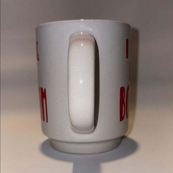 White Mug with Red Text - Picture 4 of 6